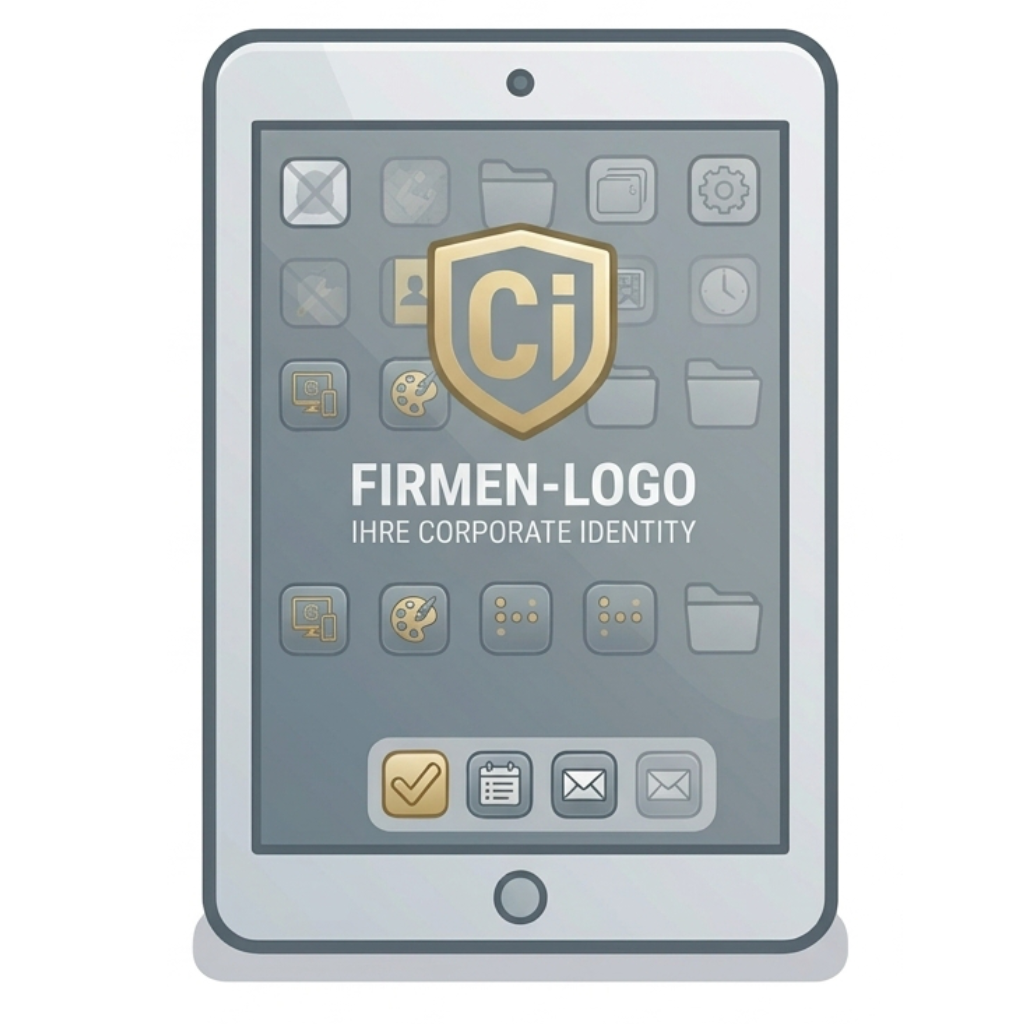 Individuelles Marken-Branding auf iPads
