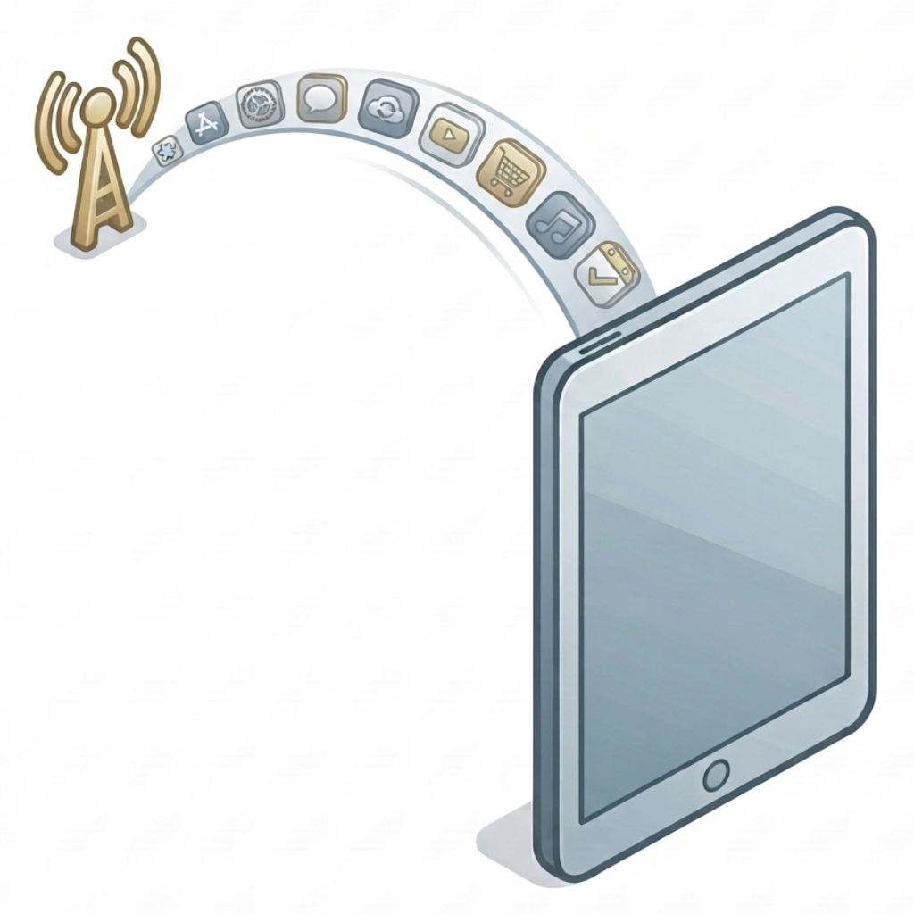 Fernwartung der Miet-iPads